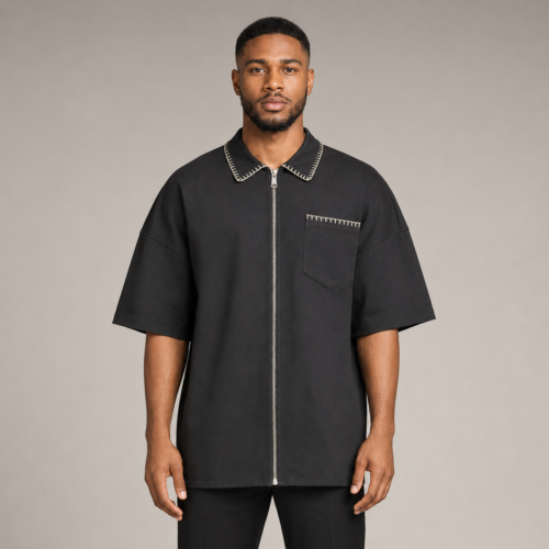 The Executive Stitch Zip Shirt