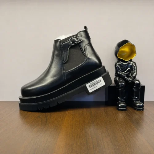 Sleek Black Chelsea Boot