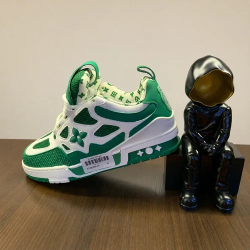 Green-and-White Statement Sneaker (LV)
