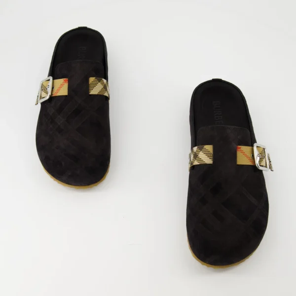 Black Suede Lifestyle Clogs