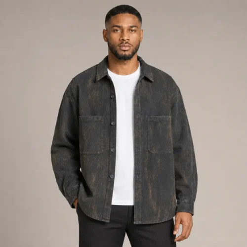 Midnight Bronze Washed Overshirt