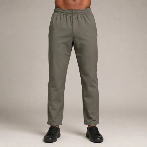 Men’s Essential Relaxed Jogger Pants – Olive Grey