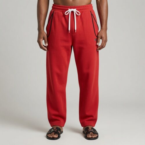 Men’s Classic Red Jogger Pants