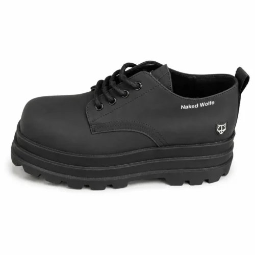 Onyx Platform black sneakers