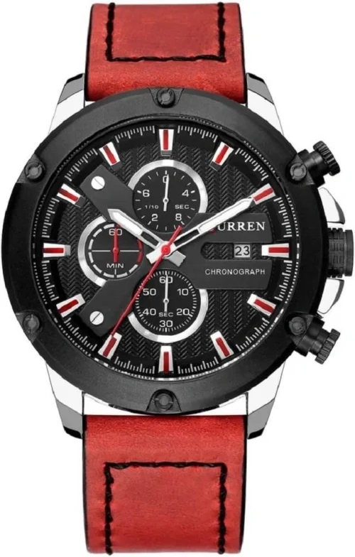 Curren Torvex Red Chronograph