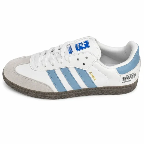Skyline White & Blue Sneaker