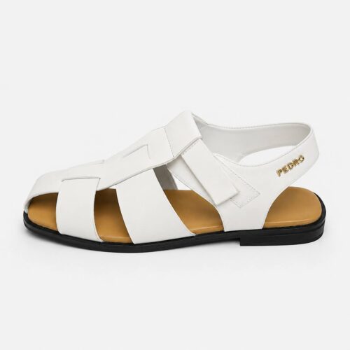 Riviera White Sandal